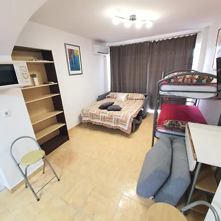 Estudio Rose'n Pool Con Piscina Y Tenis Росас